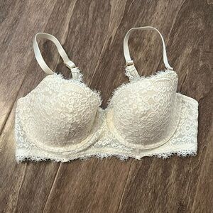 aerie Real Power Balconette Lightly Lined Eyelash Lace Bra